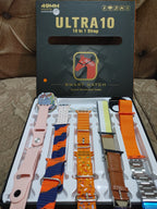 Ultra 10 Smartwatch | 10-in-1 Series 8 | 2.01″ HD Big Screen | IP68 Waterproof | 10 Straps Included