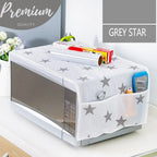 Oven & Microwave Cover | Waterproof Oil Dust Protector with Double Side Pockets