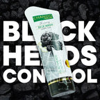 Face Wash | Chando Naturals Charcoal Blackheads Control Face Wash 100ml Daily Cleanser for Oily and Combination Skin