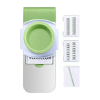 Multifunctional 5-Blade Vegetable Cutter & Grater | Stainless Steel Kitchen Tool