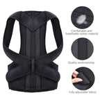 Back Pain Relief Posture Corrector Belt | Adjustable Support for Spine, Shoulder & Lumbar Alignment | XL