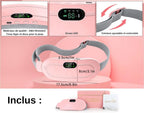 Digital Period Heating Pad & Vibrating Belt | 3 Heat Levels, 4 Massage Modes | Fast Relief for Menstrual Cramps