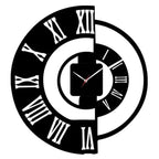 3D DIY Wooden Wall Clock | MDF Silent Quartz Wall Clock | Decorative Hanging Clock for Home & Office