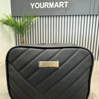 Black Leather Handbag for Girls & Women | Stylish Shoulder & Crossbody Bag | Daily Use & Gift