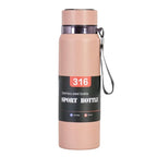 Digital Smart Vacuum 800ml Water Bottle | Stainless Steel Insulated Sports Bottle with LED Temperature Display | Hot & Cold | Random colors